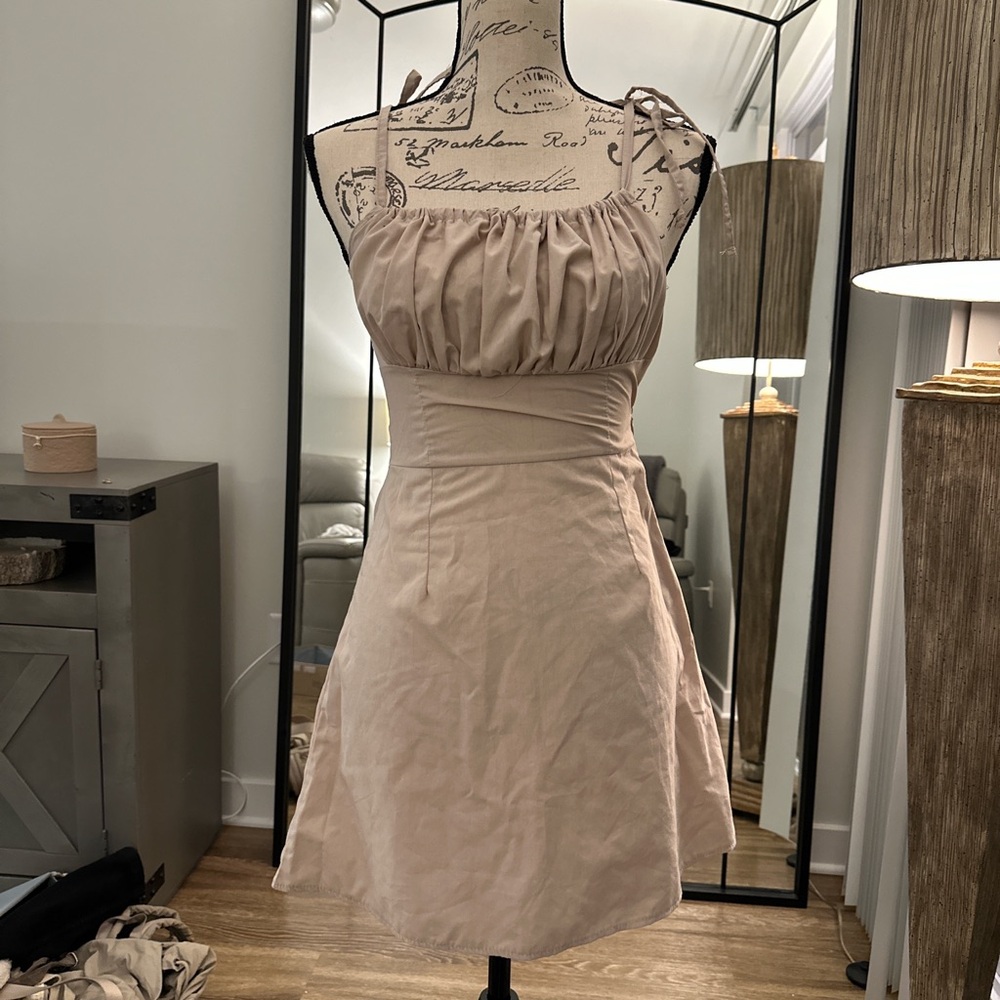 PLT corset mini dress